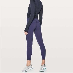 Lululemon Fast & Free 7/8 Tight (Nulux 25”) Twilight Blue